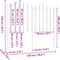 vidaXL - Hoofdbord - 126x4x110 - cm - massief - grenenhout - wit