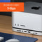 Satechi Aluminum Mac Mini - Standaard & Hub - USB-C 3x USB-A Micro/SD - Zilver