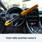 DIY Dash Stuurslot Auto PRO - Anti diefstal beveiliging - Dubbel haakontwerp - Geel