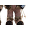 Decoratieve figuren DKD Home Decor Kerstmis Rendier Natuurlijk polyestyreen (15 x 16 x 35 cm) (2...