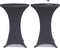 vidaXL - Tafelhoes - stretch - 2 - stuks - 70 - cm - antraciet