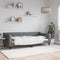 vidaXL - Slaapbank - 90x200 - cm - stof - donkergrijs