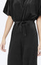 SISTERS POINT Girl-ju6 - Dames Jumpsuit - Velours met gouden studs - Zwart (L)