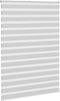 vidaXL - Zebra - rolgordijn - 165x200 - cm - stofbreedte - 160,9 - cm - lichtgrijs