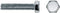 Schroefdoos CELO 6 x 30 mm Zeshoekig Verzinken (250 Stuks)