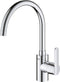 GROHE QuickFix Get Keukenkraan - draaibare uitloop - chroom - 31494001