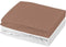 P'TIT DODO - Set van 2 hoeslakens - Jersey - 70 x 140 cm - Wit / Bruin (2 stuks)