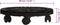 vidaXL - Plantentrolley - met - wielen - 170 - kg - diameter - 30 - cm - zwart