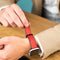 iMoshion Echt lederen bandje voor de Apple Watch Series 1 / 2 / 3 / 4 / 5 / 6 / 7 / 8 / 9 / SE / Ultra (2) - 42 / 44 / 45 / 49 mm - Rood