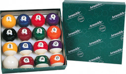 Aramith Poolballen Premier set voor grotere pooltafels - Grote maat pool ballen 57,2mm
