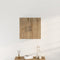 vidaXL - Wandkast - Artisan - Eiken - 60x31,5x60 - cm - Gelaagd - Hout