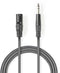 Nedis COTH15100GY30 - XLR-naar-6.35mm audiokabel - 300cm - Grijs