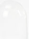 Mica Decorations Hella Glazen Stolp - H38 x Ø23 cm - Transparant, Wit
