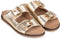 PS Poelman ARAN - Dames slippers - Leer - Goud - Maat 42
