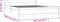 vidaXL - Bedframe - massief - hout - grijs - 140x190 - cm