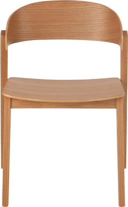 J-Line stoel Laga - eikhout/multiplex - naturel