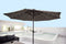 Feel Furniture - LED parasol - 2.7 meter - Donkergrijs