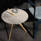 Weltevree | Sundial Table | Koffietafel Rond Zonnewijzer | Bijzettafel Tuin, Tuintafel, Salontafel Buiten | Aluminium Staal Gepoedercoat | Zandgeel RAL 1002
