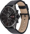 Tommy Hilfiger 1791711 Horloge - Leer - Zwart - Ø 44 mm