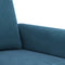 vidaXL - Tweezitsbank - 120 - cm - fluweel - blauw