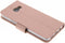 Accezz Hoesje Geschikt voor Samsung Galaxy A3 (2016) Hoesje Met Pasjeshouder - Accezz Wallet Softcase Bookcase - Roze