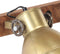 vidaXL Wandlamp industrieel E27 45x25 cm messingkleurig