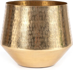 De Gehamerde Planter - Messing - L
