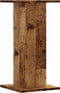 vidaXL - Plantenstandaards - 2 - st - 30x30x60 - cm - bewerkt - hout - oud - houtkleurig
