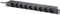 Sygonix SY-5799004 Stekkerdoos 19 inch 9-voudig Zwart Randaarde stekker 1 stuk(s)