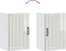 vidaXL - Keukenwandkast - Lucca - bewerkt - hout - hoogglans - wit