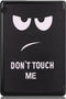 iMoshion Tablet Hoes Geschikt voor Huawei MediaPad T5 10.1 inch - iMoshion Design Trifold Bookcase - Zwart / Meerkleurig /Don't touch