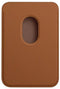 Apple Leren kaarthouder met MagSafe - Kaarthouder - Bescherming tegen scannen - Zadelbruin