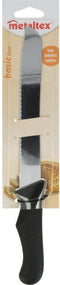 Metaltex Basic Line Broodmes 31 cm RVS/Zwart