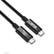 Club 3D CAC-1575 - USB4 Gen2x2 Type-C Kabel - 20Gbps Data 240W PD 4K60Hz - Zwart (2m)