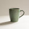 Dutch Rose Serenity Mokken - Theemok - Koffiemok - Stoneware Handgemaakt - Groen 37 cl.