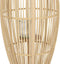 Kaarshouder Home ESPRIT Natuurlijk Lichtbruin Bamboe 35 x 35 x 85 cm
