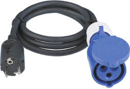REV 0577750555 Stroom Verlengkabel 16 A Zwart 1.50 m H07RN-F 3G 1,5 mm²