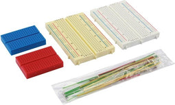 SET MET MINI BREADBOARDS EN DRAADBRUGGEN