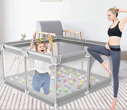 Babybox - Ruim- 125x125 cm – Ademend en Draagbaar voor Binnen en Buiten