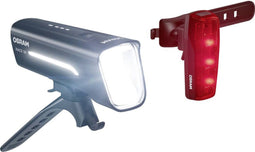 OSRAM RACE 50 SET Fietsverlichtingsset LED werkt op een accu Zwart