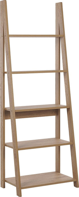 Beliani WILTON - Boekenkast - Lichte houtkleur - Spaanplaat