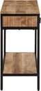 vidaXL - Wandtafel - 100x35x70 - cm - massief - ruw - mangohout
