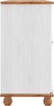 vidaXL - Dressoir - 'ASKIM'Wit - 133,5x40x79 - cm - Massief - Vurenhout