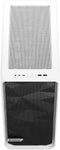 Fractal Design Meshify 2 Compact - Tower - ATX µATX Mini-ITX - Glas Staal - Wit