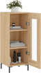 vidaXL - Dressoir - 34,5x34x90 - cm - bewerkt - hout - sonoma - eiken