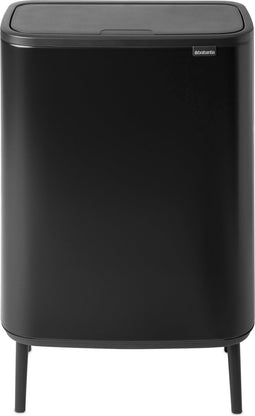 Brabantia Bo Touch Bin Hi Prullenbak - 60 liter - Soft-touch openingssysteem - Matt Black
