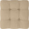 vidaXL Bankkussens pallet 2 st beige