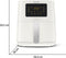 Philips Airfryer Essential HD9252/00 - Heteluchtfriteuse - Rapid Air - Wit