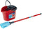Vileda speelgoed dweil met emmer - 61 cm - Motoriektraining - Rood