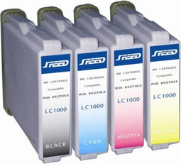 Brother LC-970 / 1000 - SecondLife Inkt - Hoogwaardige kwaliteit - (multipack)